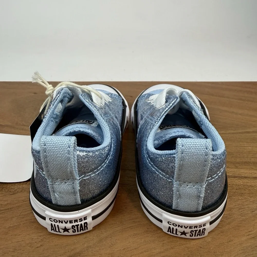 New NIB Little Kids Converse Chuck Taylor All Star Madison OX Sparkle Sneaker 6C